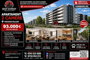 2 Camere | Parcare Acoperită BONUS la Avans 50% | Apartament Nou | Comision 0%