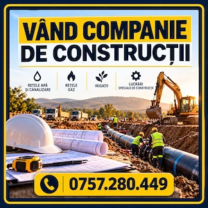 Vand societate de constructii