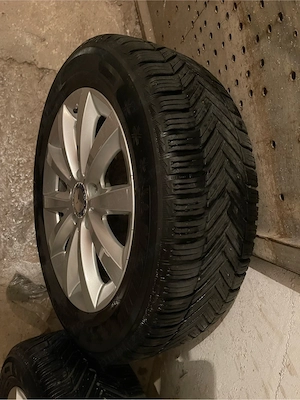 Set jante si cauciucuri iarna Mercedes 195/65/15 - imagine 4
