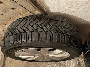 Set jante si cauciucuri iarna Mercedes 195/65/15 - imagine 2