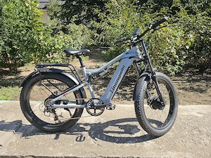Bicicletă electrica Shengmilo S 600 cu două motoare si acumulator suplimentar 