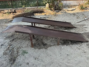 Rampe auto metalice 2400x550x400