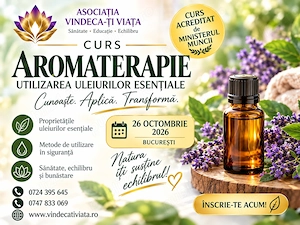 Curs Aromaterapie Utilizarea uleiurilor esențiale