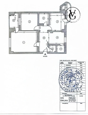 Apartament 3 camere - Mircea Voda - Centrala proprie  - imagine 14