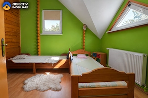 Casa din lemn P+M 191 mp, teren 2.199 mp, Almas - Garcina, zona retrasa - imagine 10
