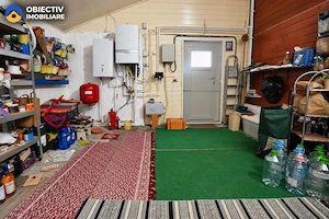 Casa din lemn P+M 191 mp, teren 2.199 mp, Almas - Garcina, zona retrasa - imagine 16