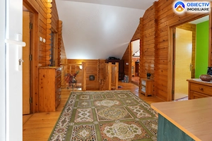 Casa din lemn P+M 191 mp, teren 2.199 mp, Almas - Garcina, zona retrasa - imagine 15