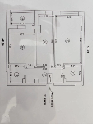 Vand ap. 2 camere decomandat, 60 MP + Loc de parcare - Nu doresc colaborare cu agentii imobiliare - imagine 6