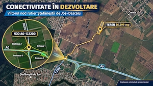 Teren intravilan 26.399 mp Dascălu   acces drum, curent în apropiere, viitor nod A0 DJ200 - imagine 2