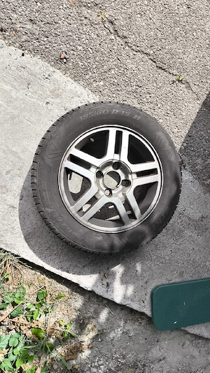 jante aluminiu cu tot cu caucicuri - imagine 5