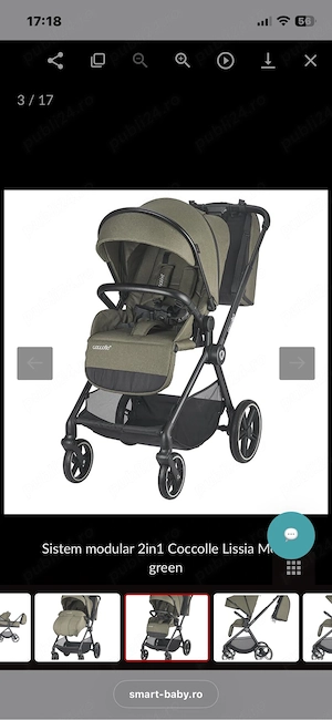Carucior Coccolle Lissia Premium Line 2in1
