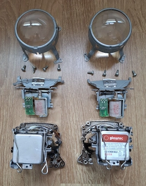 Lupe far Xenon din fabrica S/D, Ceas bord, Racord ulei servo, Debitmetru - Audi A4 b7 2.0 TDI 2008 - imagine 2