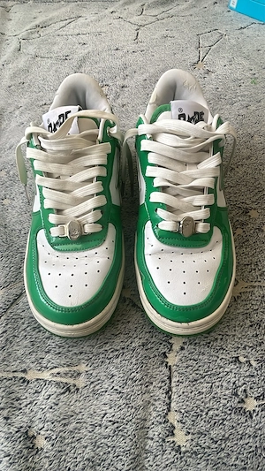 adidasi bape green 