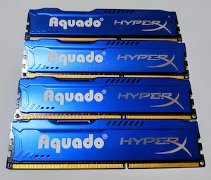 Memorie HyperX FURY Blue 16GB, 4 x 4GB, DDR3, 1600MHz, CL10, 1.5V