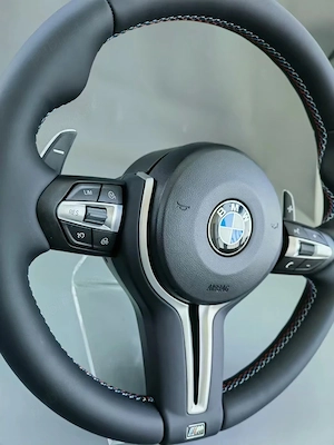 Volan BMW M din piele cu padele - imagine 5