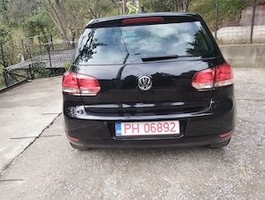 Volkswagen Golf 6 2012 model Style negru metalizat  - imagine 7