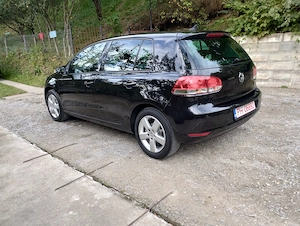 Volkswagen Golf 6 2012 model Style negru metalizat  - imagine 3