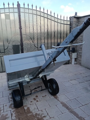 De vânzare remorcă motocultor cu basculare  - imagine 2