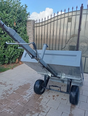 De vânzare remorcă motocultor cu basculare  - imagine 6