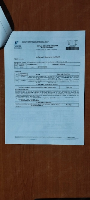 De vânzare urgent Casă bătrânească,Ilfov,Călugăreni (Brăniștari),1000 mp,Cadastru și Intabulare  - imagine 3