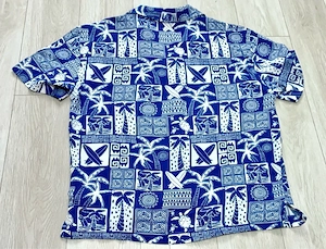 Camasa superba din vascoza, stil hawaiian pentru baieti