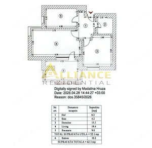 Apartament premium de vânzare în Grand Krysta| 62,3 mp | Parcare - imagine 9