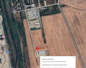 Teren Industrial 5.000 mp Brazi PH, A3 (800 m), POT 70%, 46 m deschidere - imagine 2