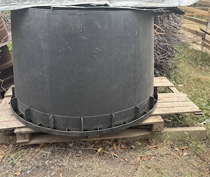 Tocitoare plastic 1000l