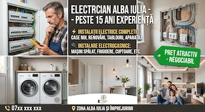 Electrician Alba Iulia   Instalații Electrice & Electrocasnice | Peste 15 Ani Experiență