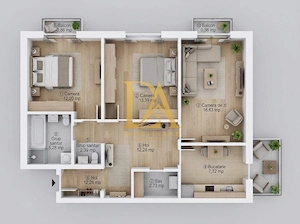 0% COMISION | 3 CAMERE | 78 MP | BLOC 2014 | 2 BĂI | ET. 2 - imagine 2
