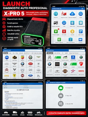 Diagnoza LAUNCH  X PRO 5 Tester Auto Camioane Utilaje Moto - imagine 8