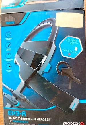 Cască Gaming PS4 Gioteck EX3-R Mono Messenger Headset cu Microfon - Nouă