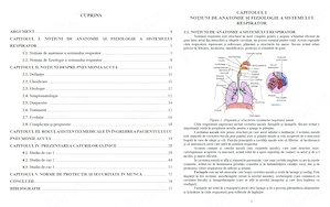 Îngrijirea pacientului cu Pneumonie - Lucrare diplomă  licență AMG