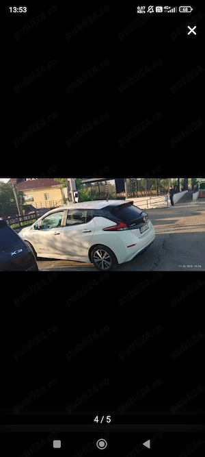 nissan leaf 40 kw din 2019  cu 110k km  - imagine 3