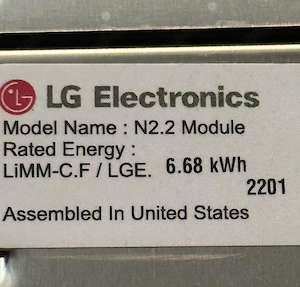 Modul Baterie Stocare LG N2.2 13.36KWh Celule Pouch