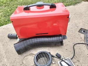 Sirocou pe motorina 12kW cu telecomanda 