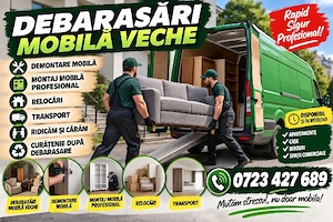 Montaj mobila,debarasari,relocări,demontat mobila