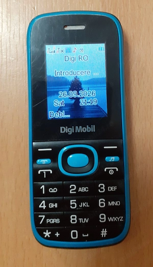 Telefon DIGI MOBIL P202 Liber de Rețea,Dual Sim,cu cablu de date și încărcător