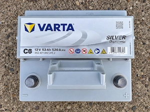 Baterie VARTA Silver Dynamic C6 52Ah 520A – cumpărată în iunie 2026 - imagine 2