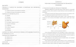 Îngrijirea pacientului cu Apendicită acută - Lucrare diplomă  licență AMG