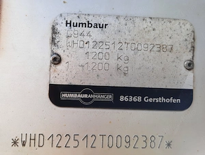 Remorca auto Humbaur - imagine 4