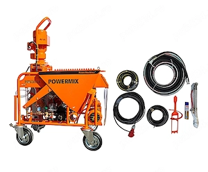 Masina de tencuit profesionala POWERMIX Germany 380V