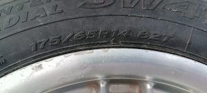 Jante din aliaj cu cauciucuri 175/65 R14