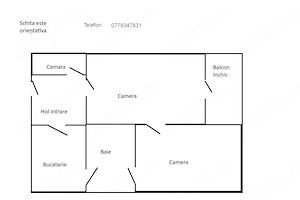 Apartament 2 camere parter, str G. Cosbuc de inchiriat - imagine 2