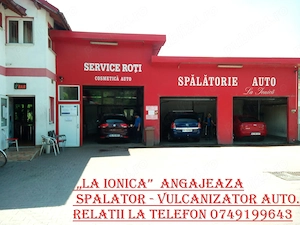 Angajez spalator-vulcanizator auto