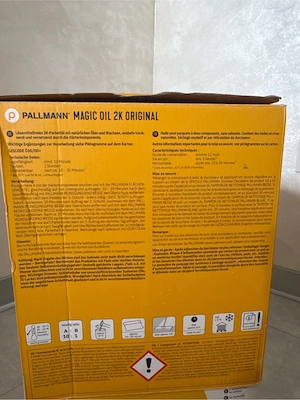 Pallmann Magic Oil 2K Original 2,75L   ulei profesional parchet - imagine 2