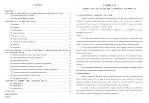 Îngrijirea pacientului cu Cancer de colon - Lucrare diplomă  licență AMG