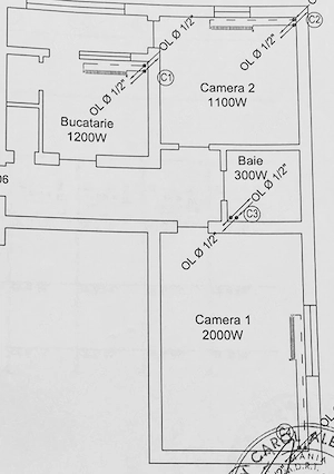 Apartament Etaj 2 cu 2 camere decomandat Strasa Silistra cu boxa,centrala si aer conditionat - imagine 2