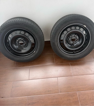 jante originale Volkswagen R16 , 5x112 Et 41cu cauciucuri Barum Polaris5  205/55 R16  H - imagine 7