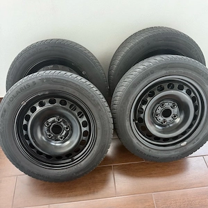 jante originale Volkswagen R16 , 5x112 Et 41cu cauciucuri Barum Polaris5  205/55 R16  H - imagine 2